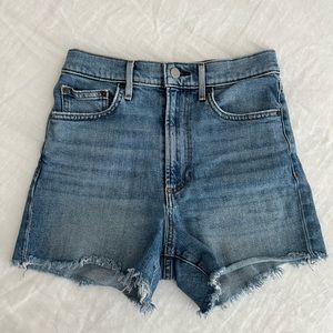 Aritzia Denim Forum The Arlo Short | High-rise Straight-leg Short